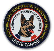 Unité canine explosifs